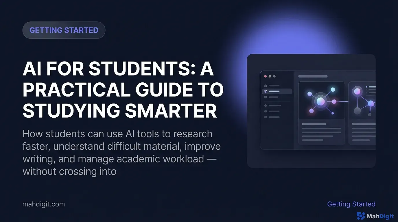 AI for students practical guide to using AI tools for studying, research and writing