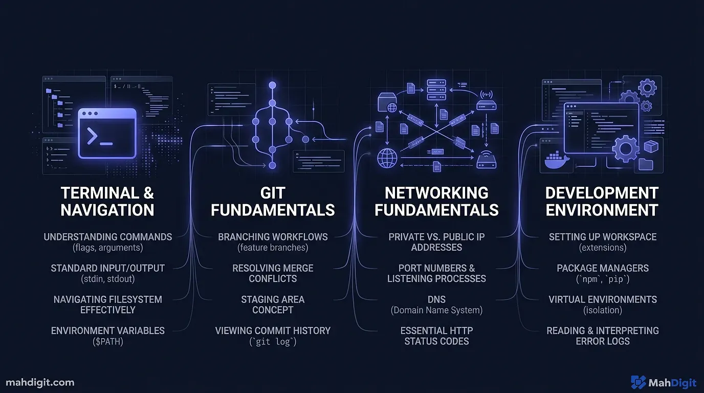 Diagram showing Day 2: Learning the Basics That Nobody Explains