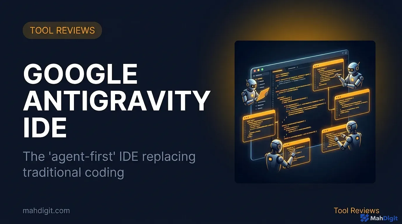 The Google Antigravity IDE interface showing multiple autonomous agents writing code