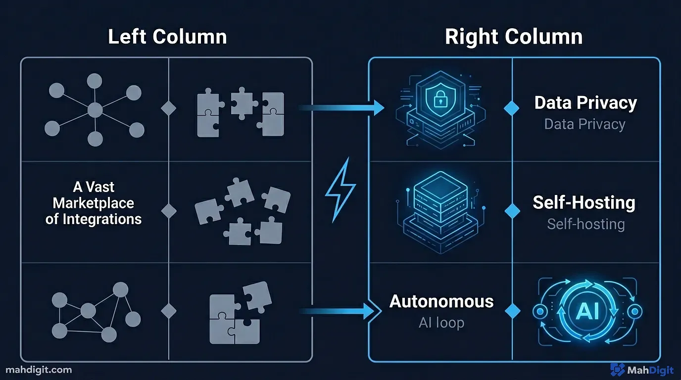 N8N Vs Zapier Mcp Features