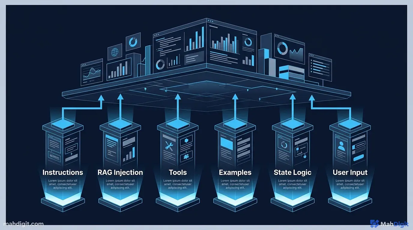 A visual showing API configuration dials for Temperature, Top-P, and JSON Schema Enforcement side by side